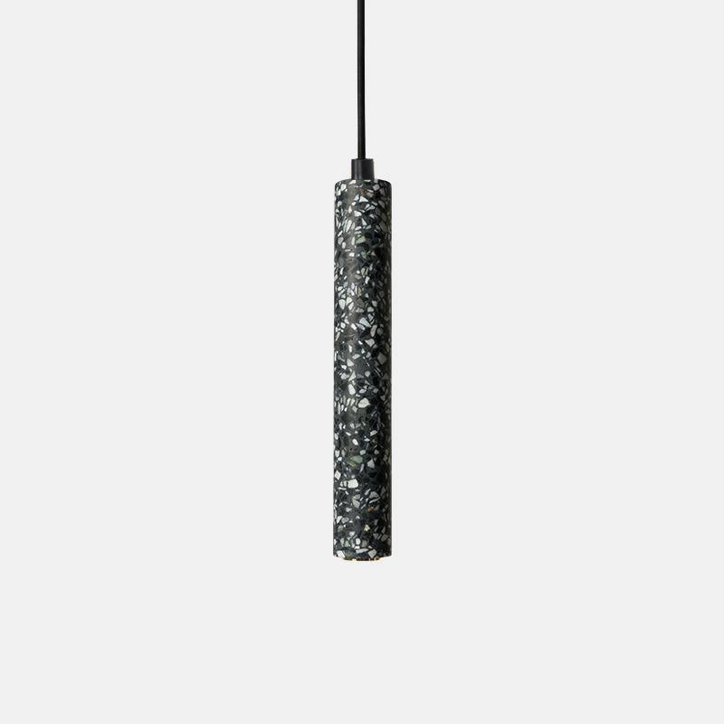 Vakkerlight Bang concrete pendant light hanging from ceiling with a modern minimalist design and exposed concrete finish.