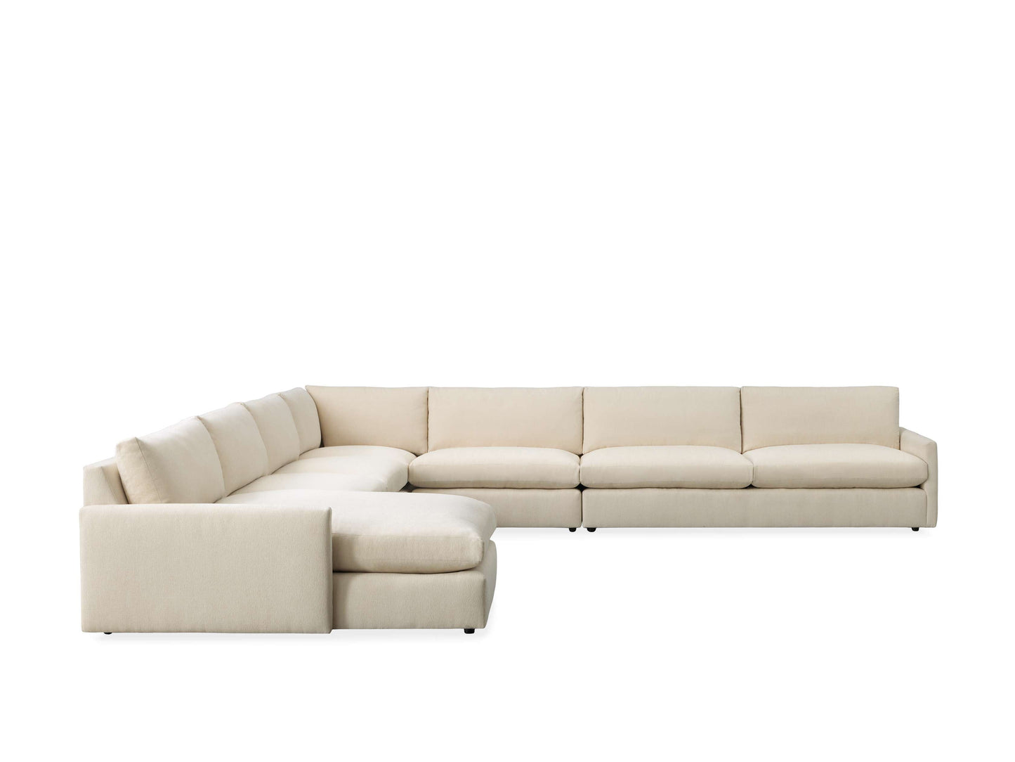 Kipton Five-Piece Chaise Sectional