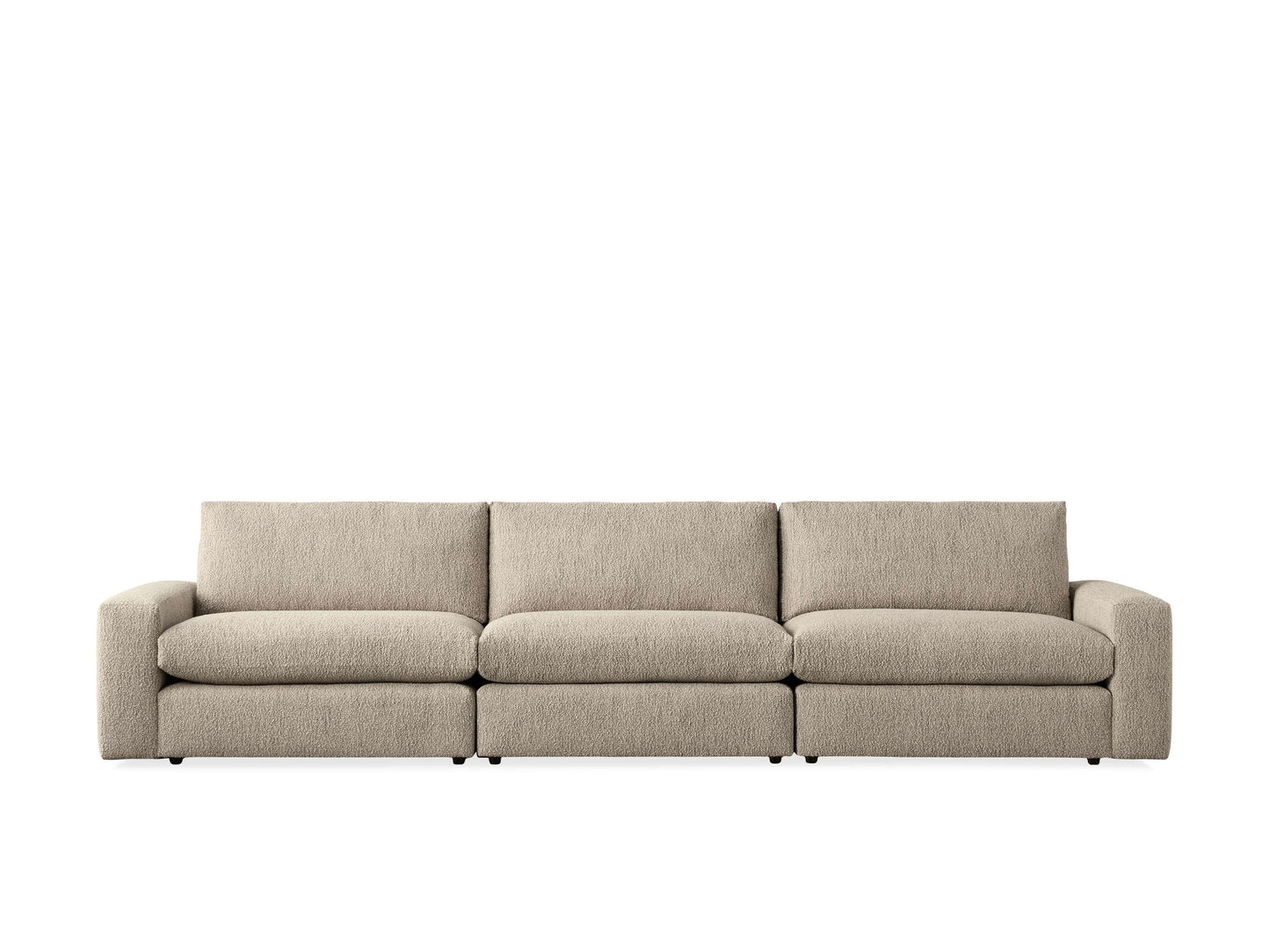 Kipton Wide Arm Three-Piece Modular Sofa