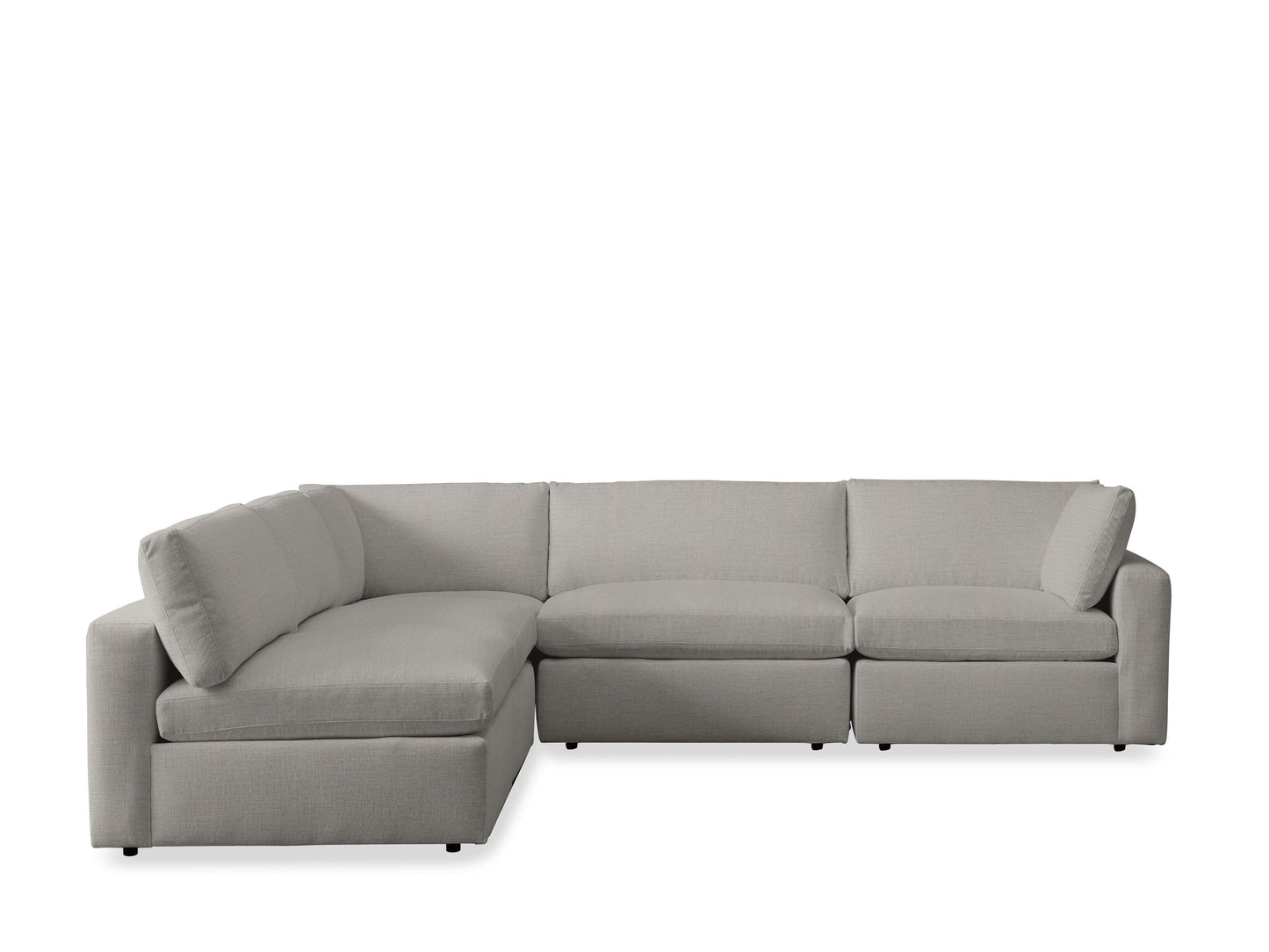 Beale Five-Piece Sectional with Ottoman