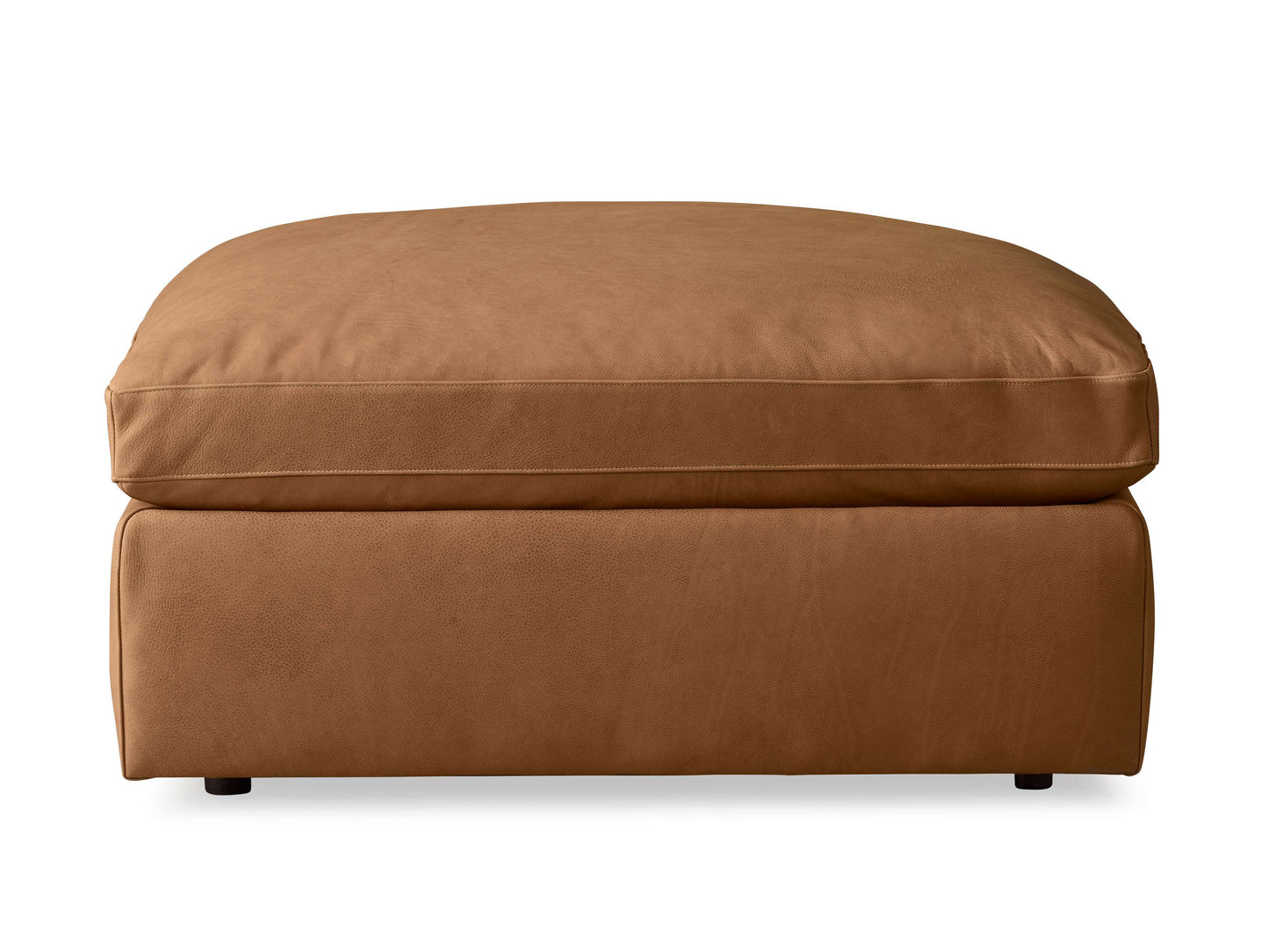 Beale Leather Ottoman