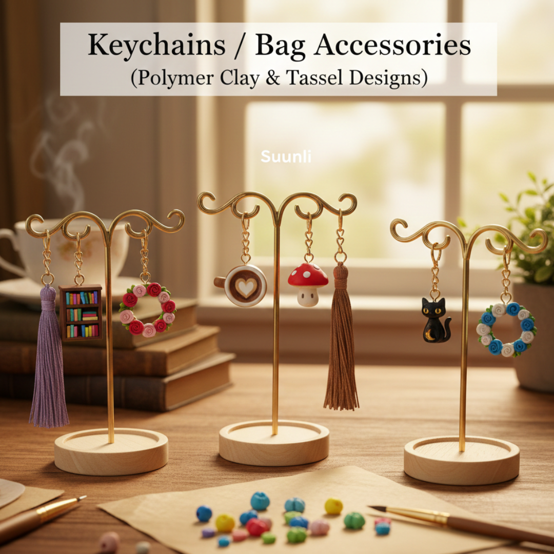 Suunli Polymer Clay Keychains & Bag Accessories to Improve Your Daily Life Beyond Keys