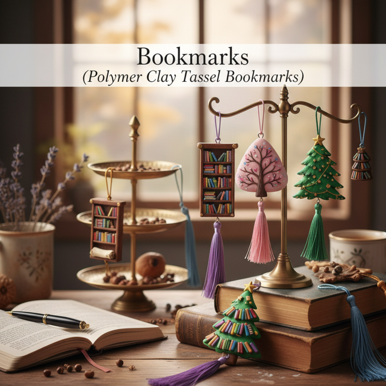 Bookmarks (Polymer Clay Tassel Bookmarks)