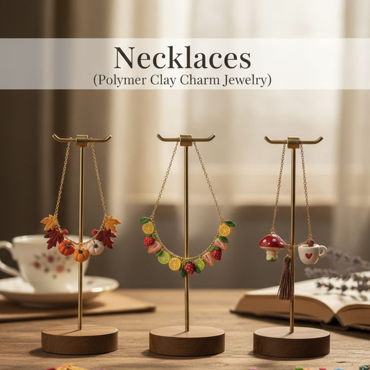 Necklaces (Polymer Clay Charm Jewelry)