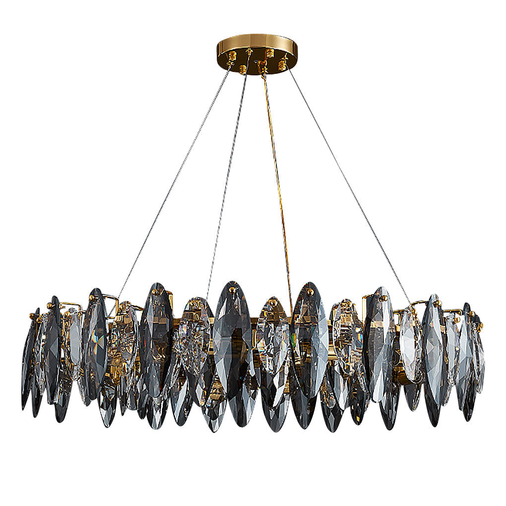 Postmodern Personality Creative Crystal Chandelier with Three-color LED