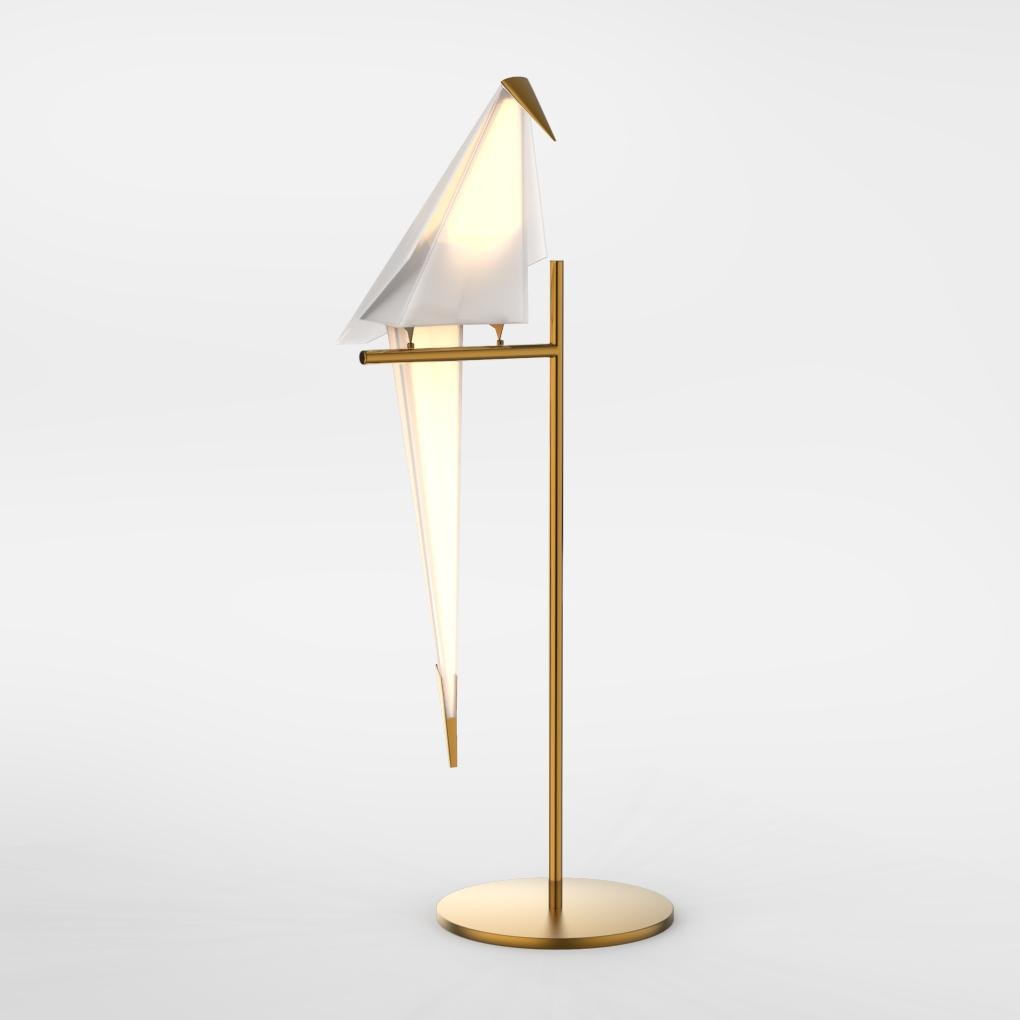 Ambient Origami Bird LED Accent Table Lamp