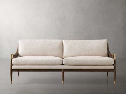 Fisher Cane Back Sofa