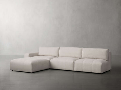 Keegan Four Piece Sectional with Ottoman