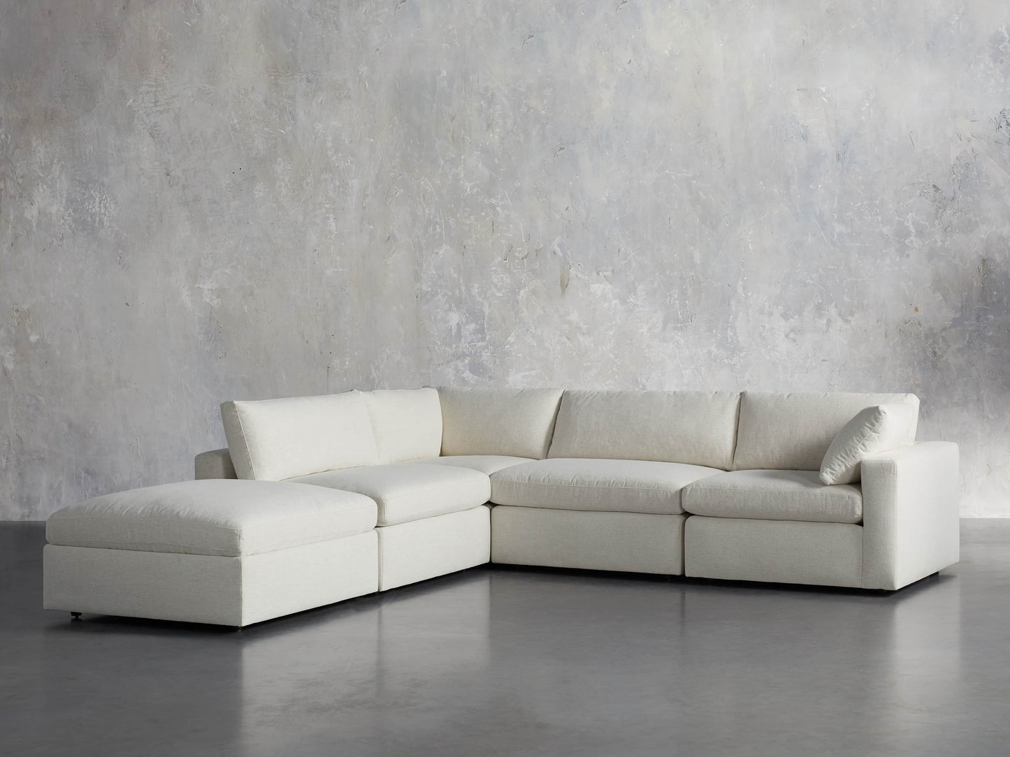 Beale Five-Piece Sectional with Ottoman