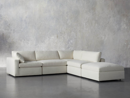 Beale Five-Piece Sectional with Ottoman