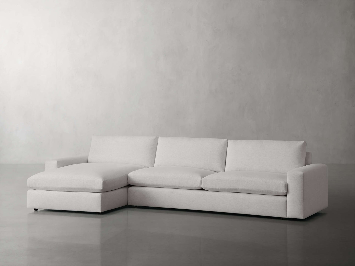 Kipton Wide Arm Two-Piece Chaise Sectional