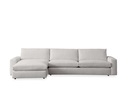 Kipton Wide Arm Two-Piece Chaise Sectional