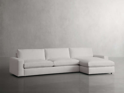 Kipton Wide Arm Two-Piece Chaise Sectional