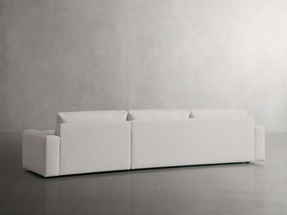 Kipton Wide Arm Two-Piece Chaise Sectional