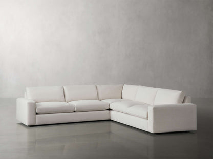 Kipton Wide Arm Three-Piece Corner Sectional