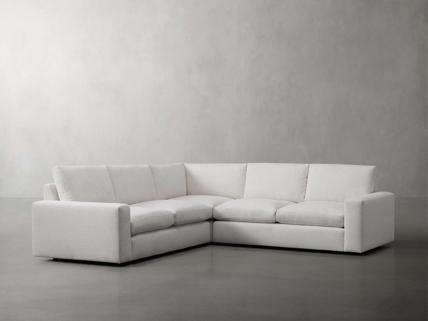 Kipton Wide Arm Three-Piece Corner Sectional