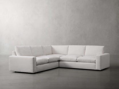Kipton Wide Arm Three-Piece Corner Sectional