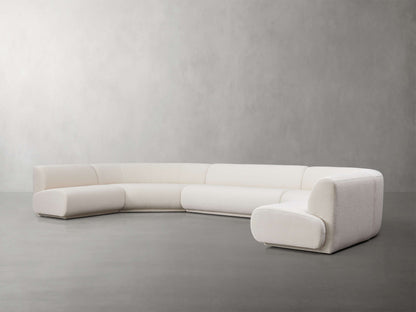 Gianni Five Piece Curved Sectional