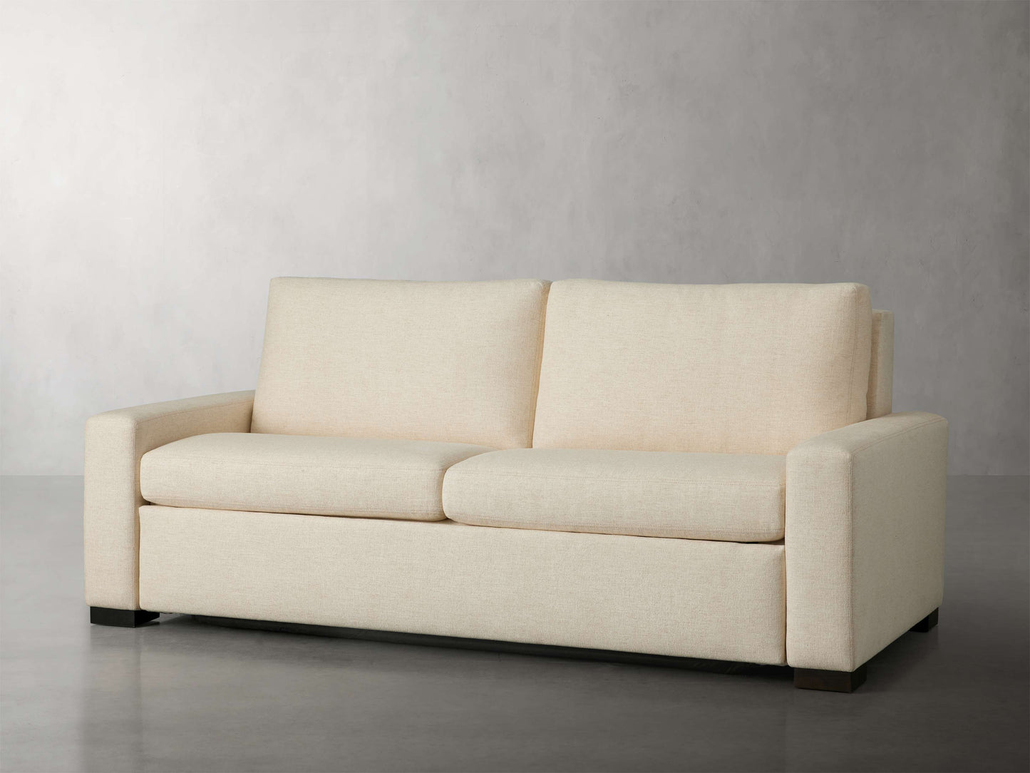Remington Luxury King Sleeper Sofa in Wiley Parchment