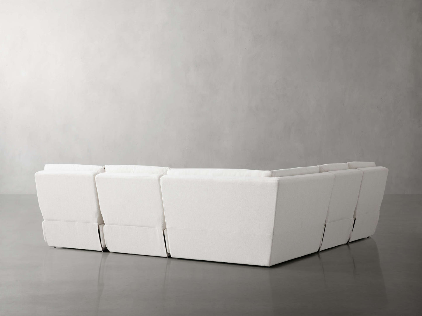 Rowland Tailored Five Piece Armless Motion Corner Sectional