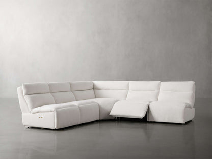 Rowland Tailored Five Piece Armless Motion Corner Sectional