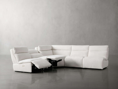 Rowland Tailored Five Piece Armless Motion Corner Sectional