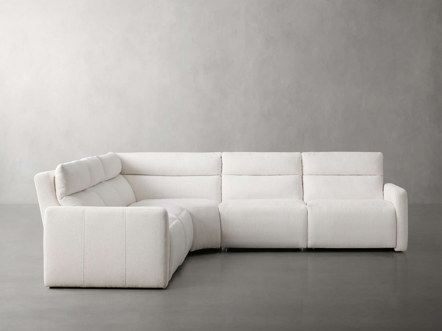 Rowland Tailored Five-Piece Motion Corner Sectional