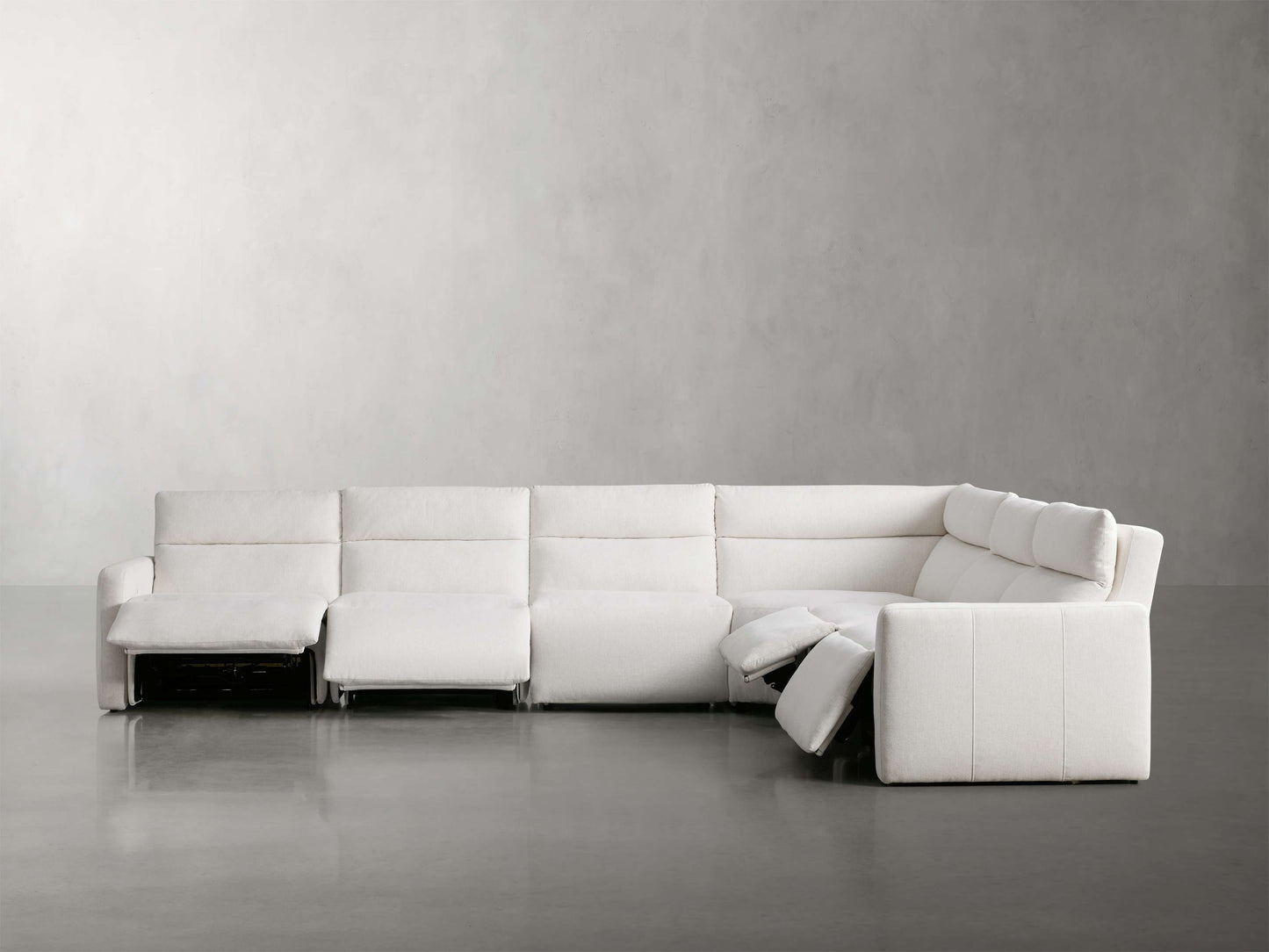 Rowland Tailored Six-Piece Motion Sectional