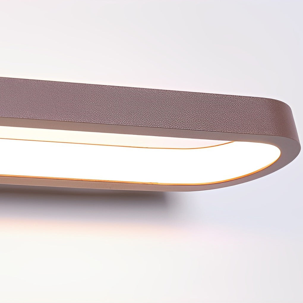 Annular Ring-Shaped LED Bathroom Vanity Light with Slim Linear Profile