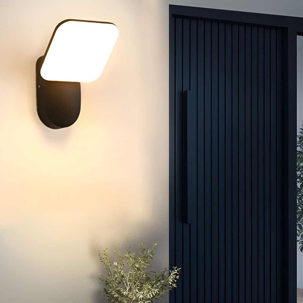 Square LED 12w Waterproof Modern Outdoor Wall Lamp Wall Sconces Lighting