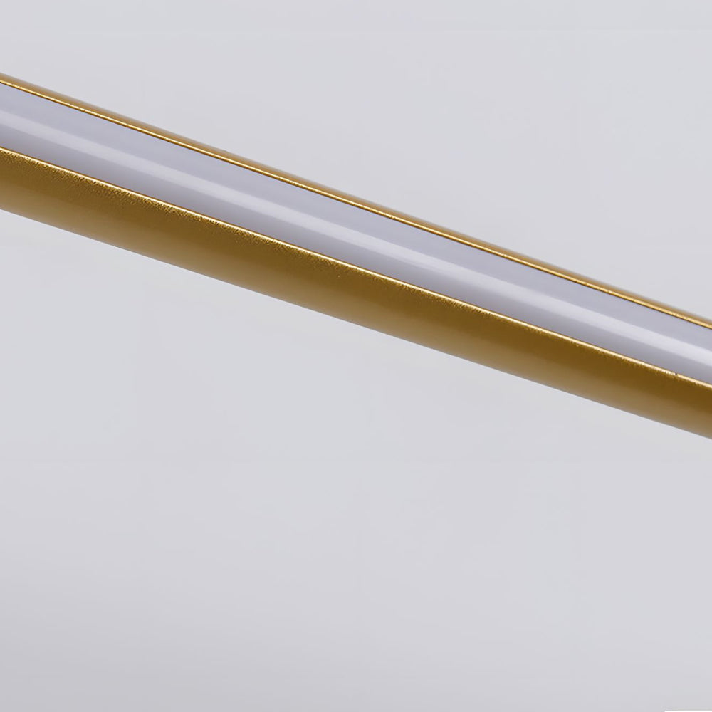 Ultra-Slim Cylindrical LED Bathroom Vanity Light with Indirect Lighting, 26.8''/38.6''/50.4''