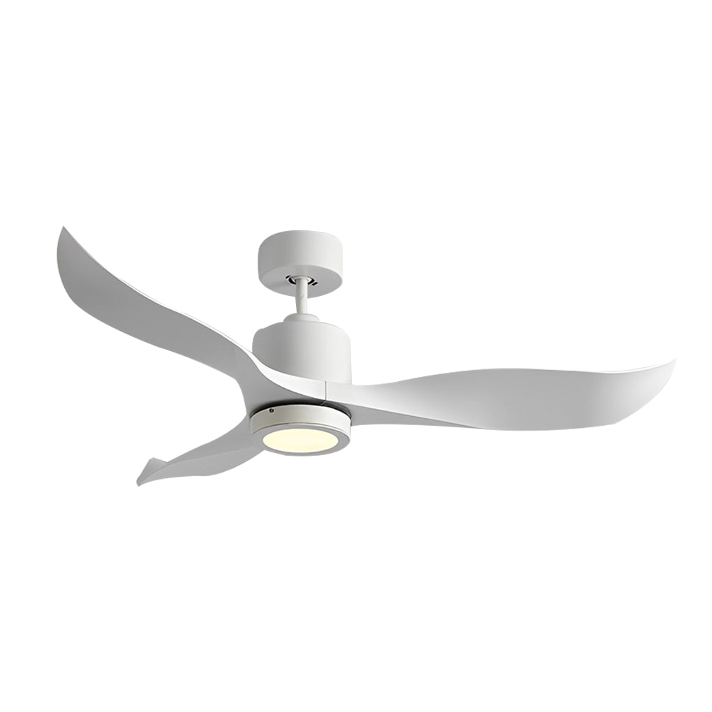 3 Blades Mute Intelligent with Remote LED Nordic Ceiling Fans Lamp