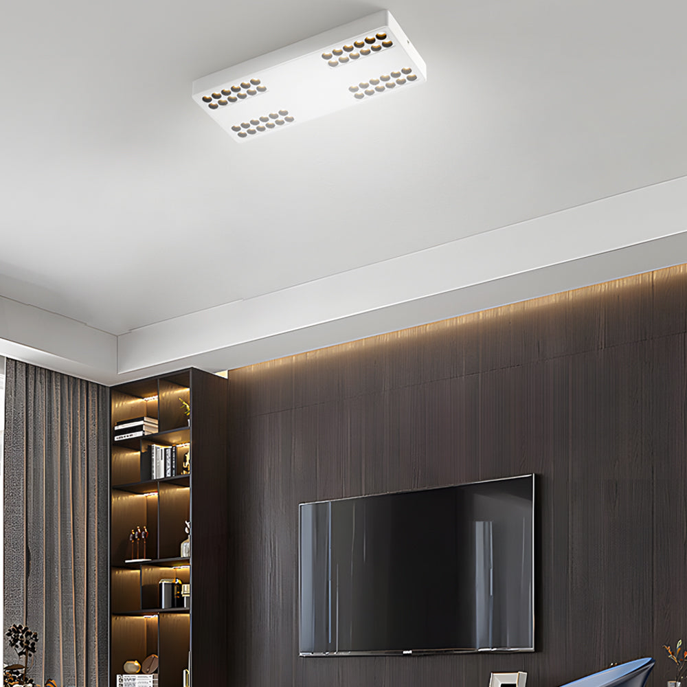 Square/Rectangle Aluminum LED Flush Mounted Ceiling Downlight