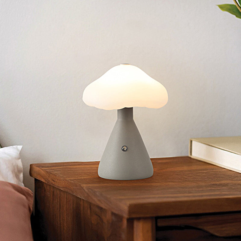 6.3 inch Metal Mushroom Cloud Table Lamp LED Ambient Lighting