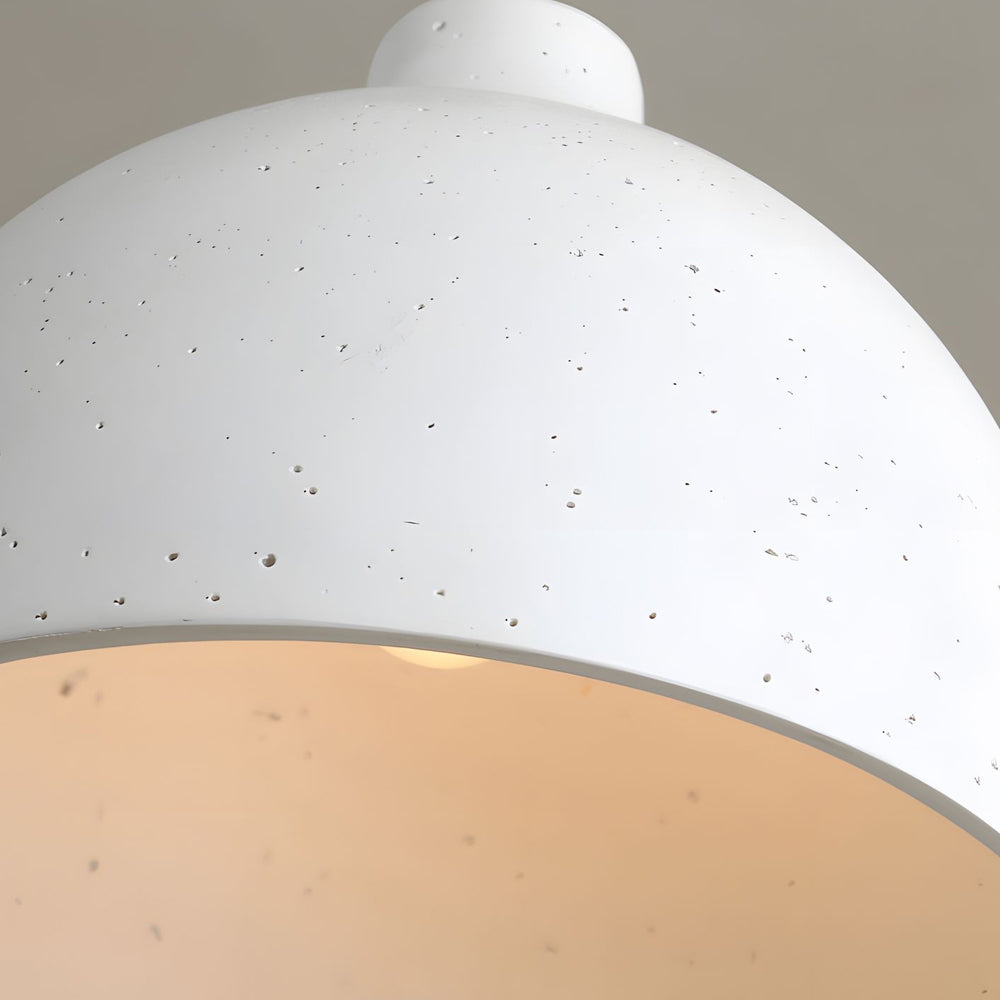 Modern Adjustable Resin Bowl Pendant Lamp