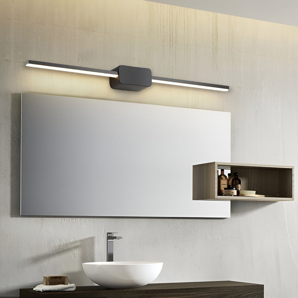 16''/24''/31'' Modern LED Linear Bathroom Vanity Light with Central Box Frame