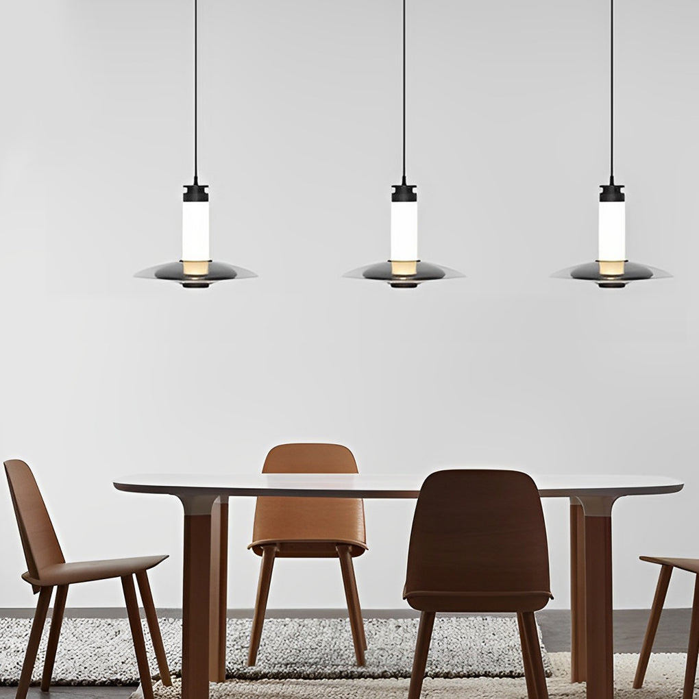 Minimalist Creative Round Glass LED Modern Pendant Lights Chandelier