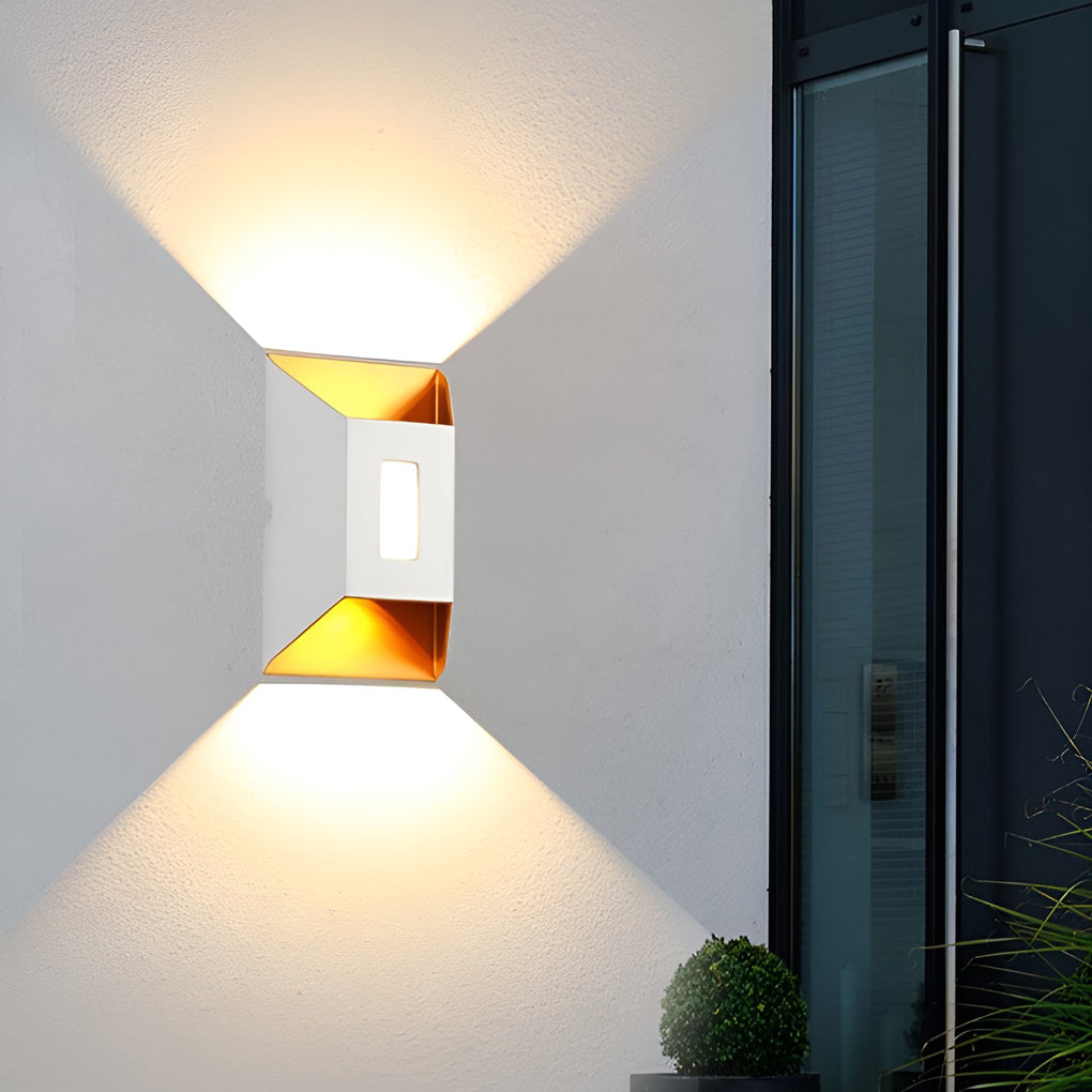 Waterproof LED Up and Down Lights Modern Wall Lamp Wall Sconce Lighting