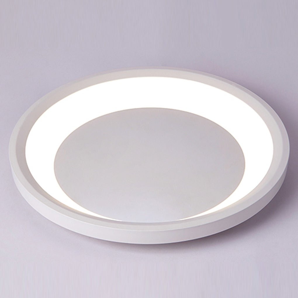 12'' 16'' Round White Modern Flush Mount Light LED Ceiling Lights