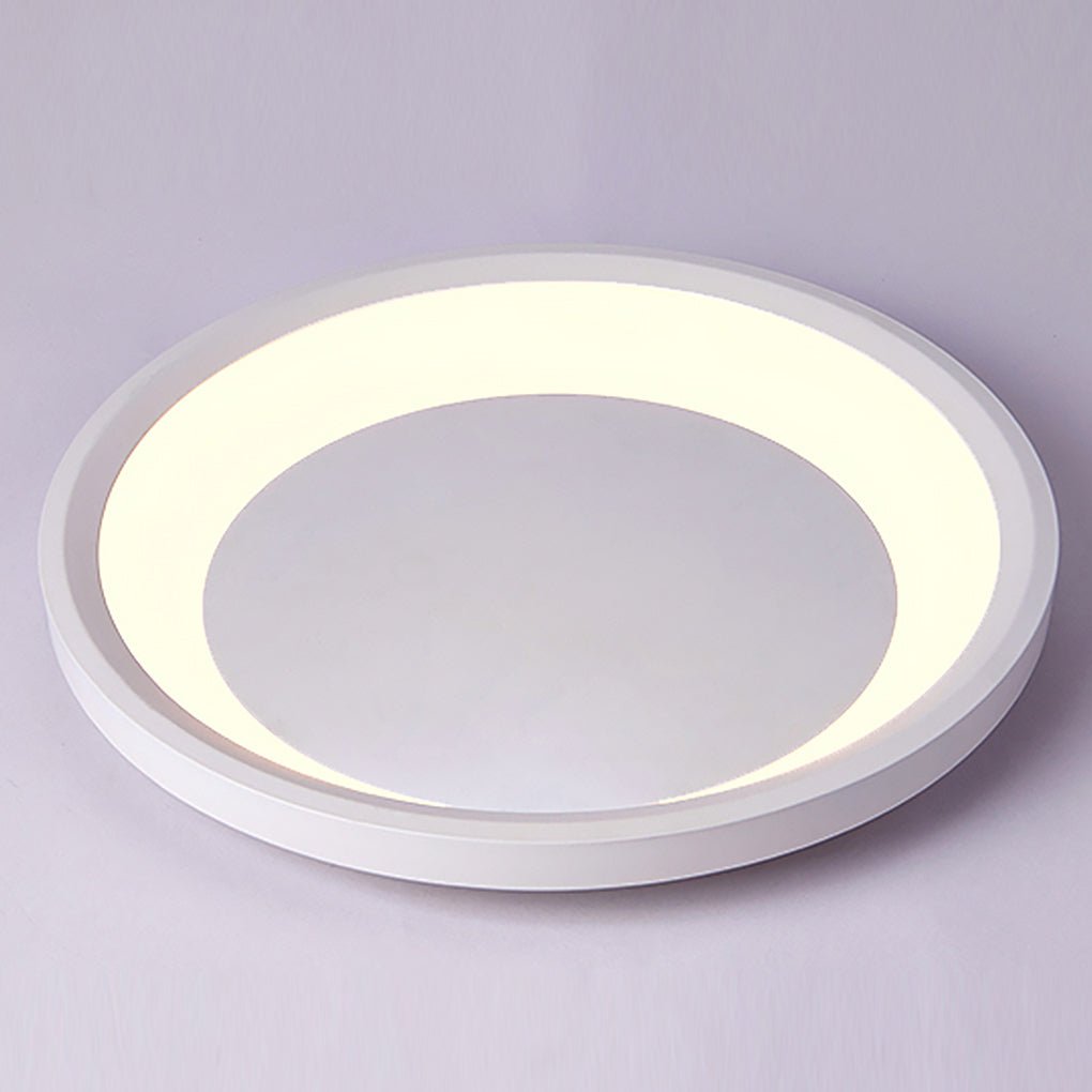 12'' 16'' Round White Modern Flush Mount Light LED Ceiling Lights