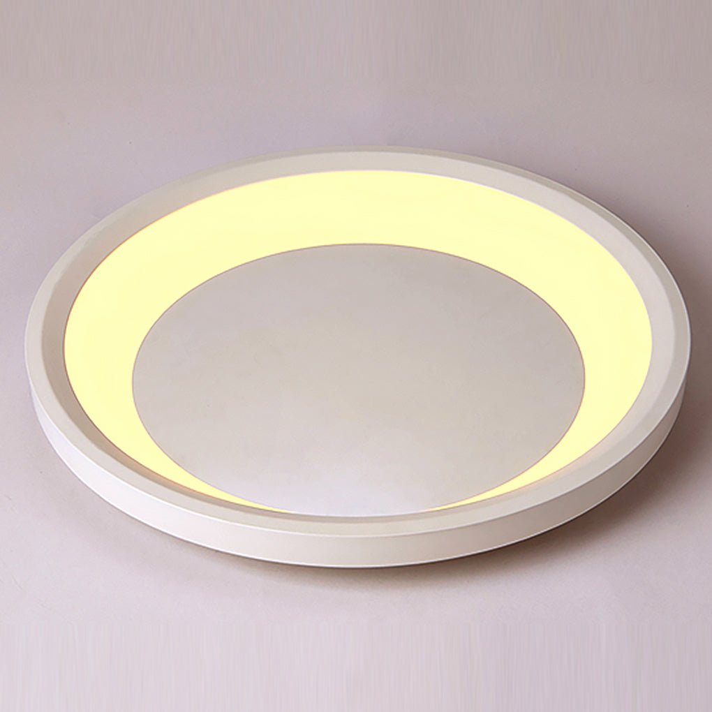 12'' 16'' Round White Modern Flush Mount Light LED Ceiling Lights