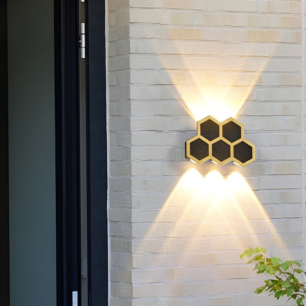 Beehive-shaped LED Up and Down Lights Waterproof Modern Wall Washer Light