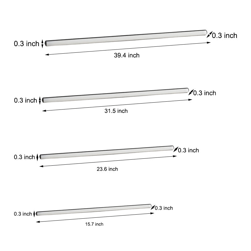 6PCS Long Strip 12V Surface Mounted LED Cabinet Lighting