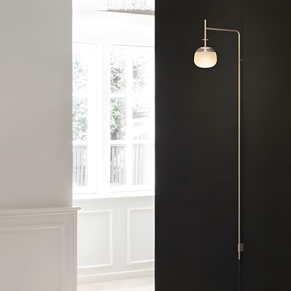 Minimalist Metal Long Pole Arm Tempo LED Wall Sconce