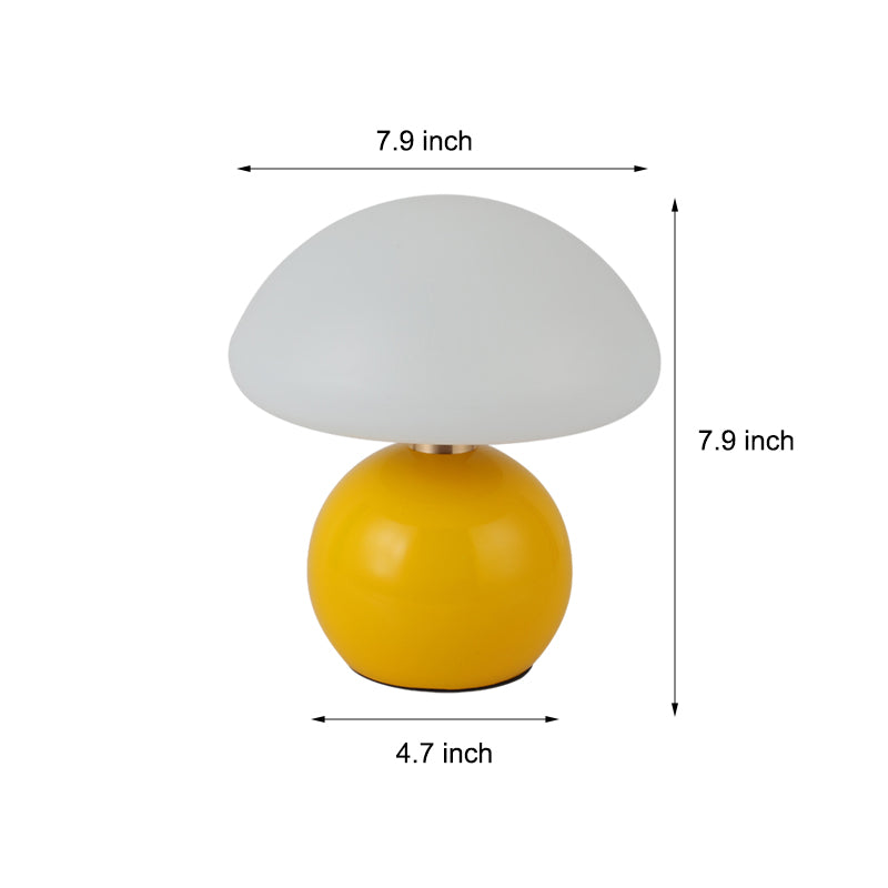 Touch Control Acrylic Mushroom Metal Ball Cute Kids Lamp