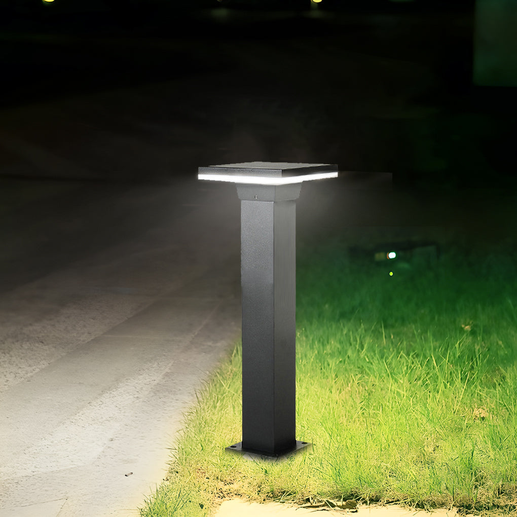 Outdoor Minimalist Round Square Waterproof LED Landscape Lighting Lawn Lamps