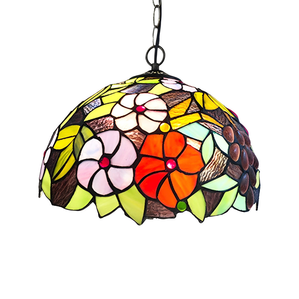 Handmade Welding Baroque Colorful Glass European Style Chandelier Lamp