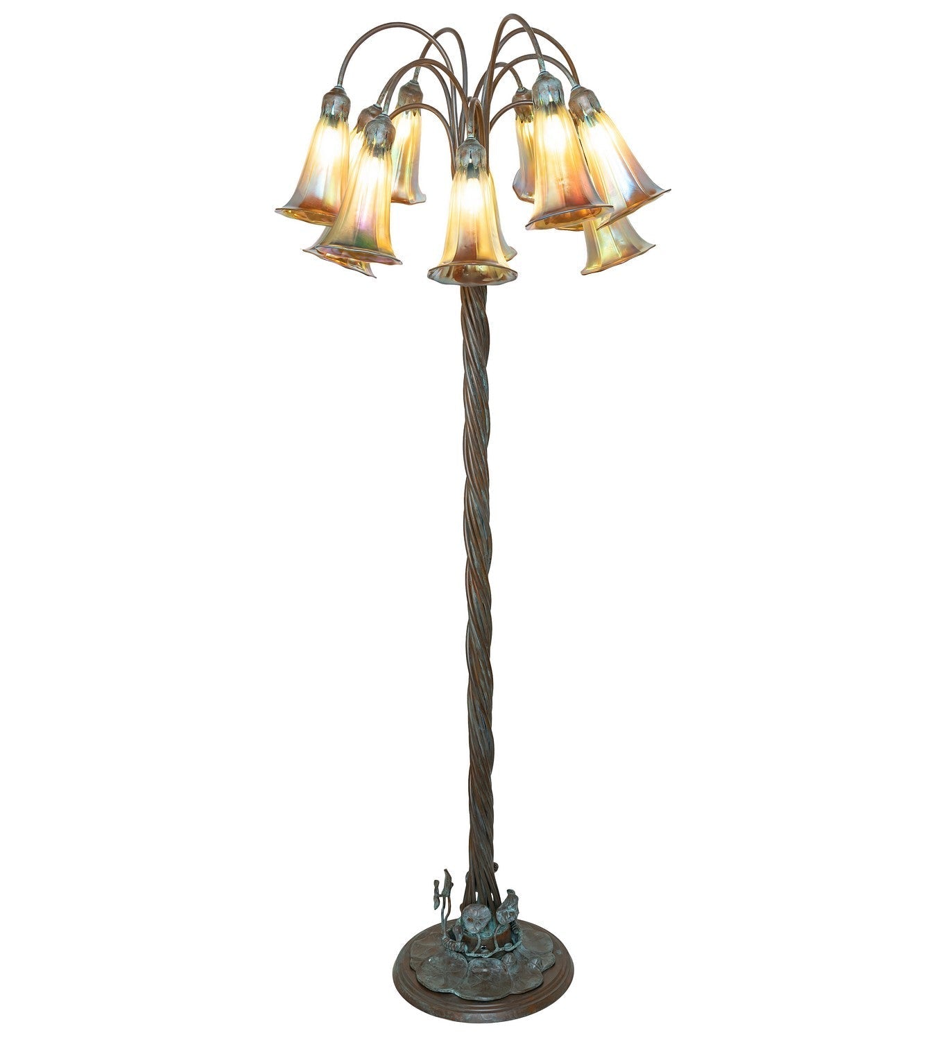Amber 12 Light Floor Lamp
