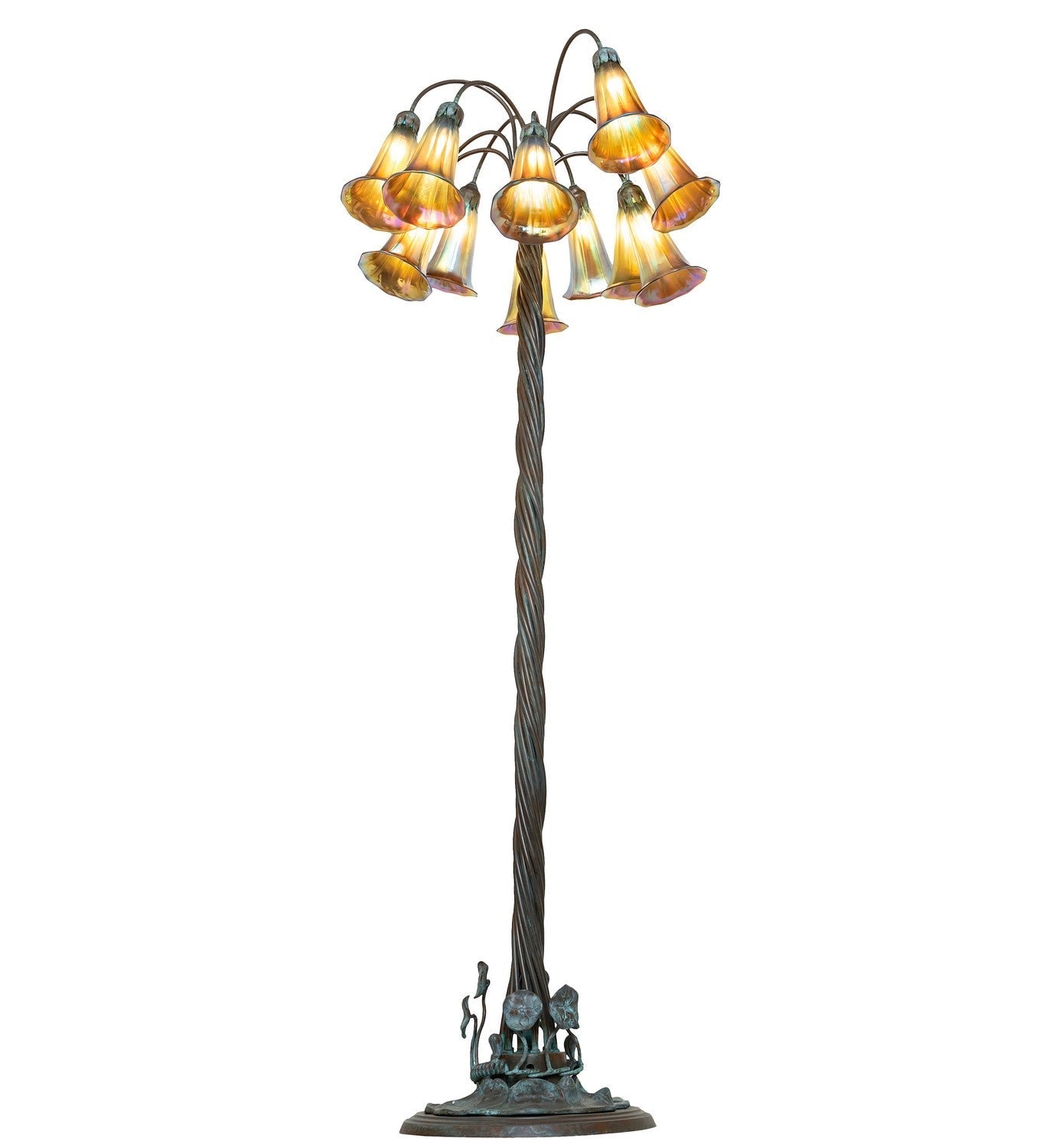 Amber 12 Light Floor Lamp