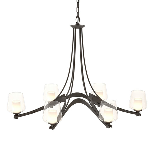 Ribbon Six Light Chandelier